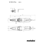 GE 950 G Plus (600618420) Amoladora recta | (110-120 V / 50 - 60 Hz) - Image 4