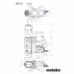 MAG 50 (600636620) Taladro electromagnético | (110-120 V / 50 - 60 Hz) - Image 3