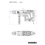 KHEV 8-45 BL (600766620) Martillo combinado | (110-120 V / 50 - 60 Hz) - Image 2