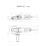 WEF 9-125 (613060420) Amoladora angular de cabeza plana | (110-120 V / 50 - 60 Hz) - Image 10